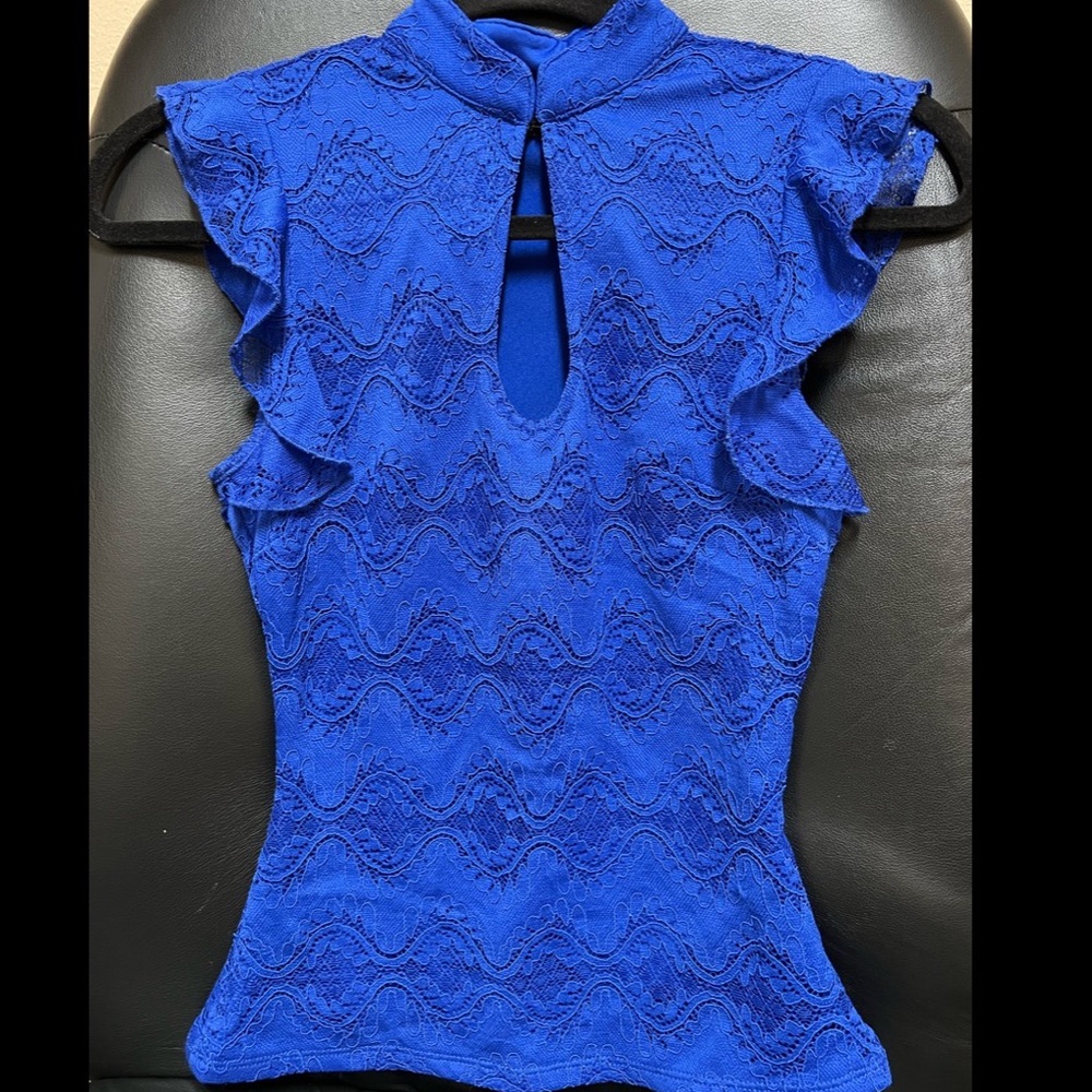 Bebe Lace Blouce-XXS